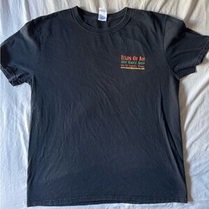 Tears of Joy Austin Texas Hot Sauce vintage double sided T-shirt LARGE